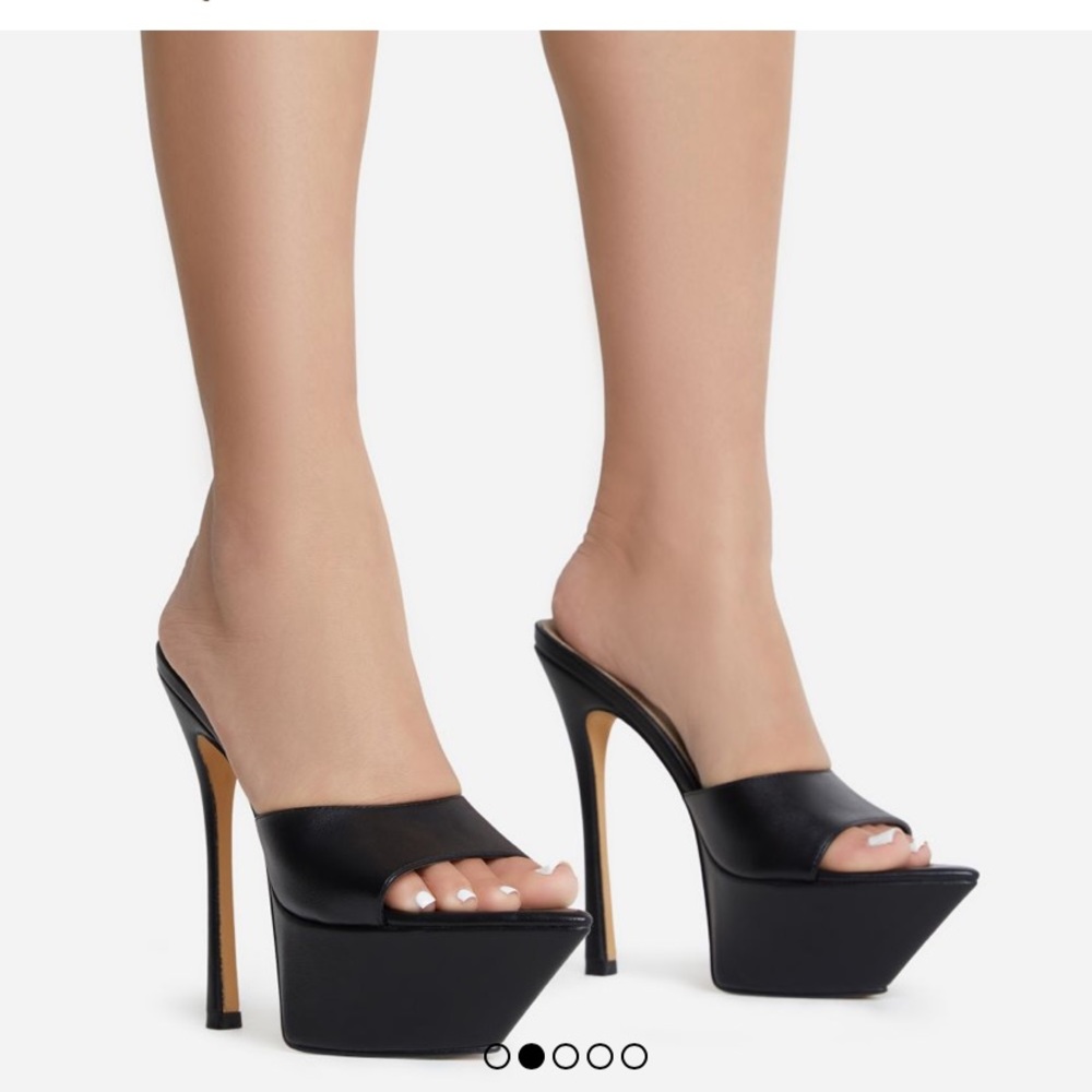 Ego Official Black PLATFORM STILETTO HEEL